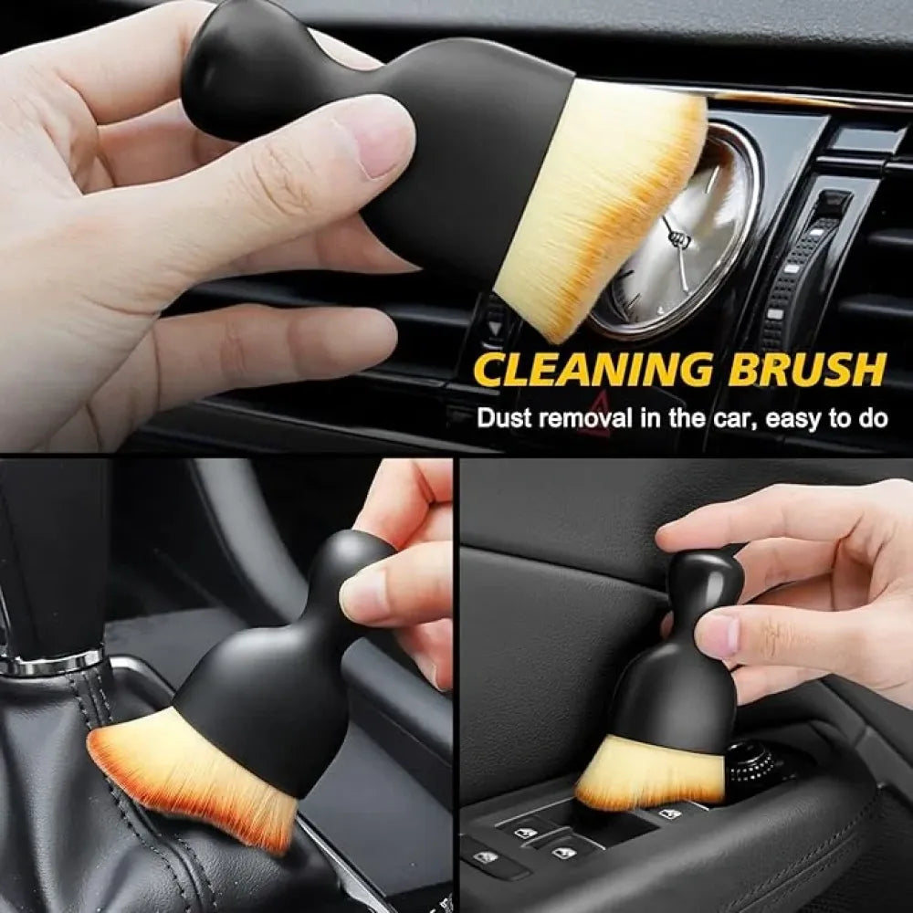 Car interior cleaning dust brush