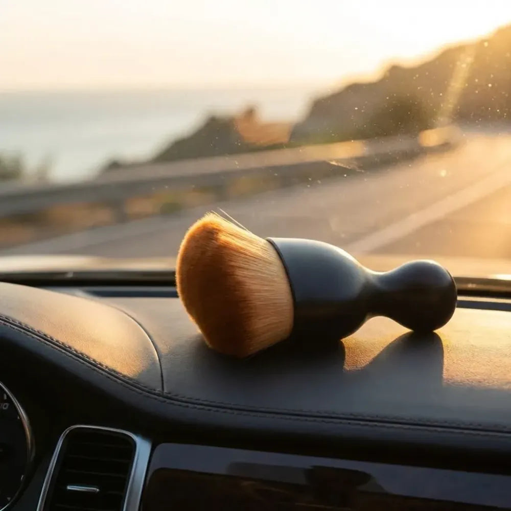 Car interior cleaning dust brush