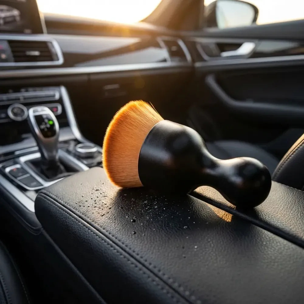 Car interior cleaning dust brush