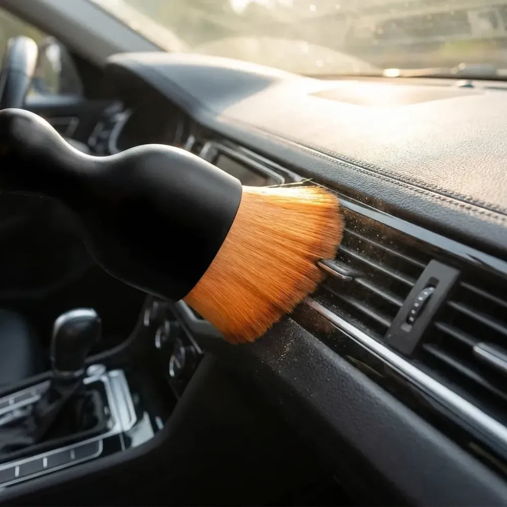 Car interior cleaning dust brush