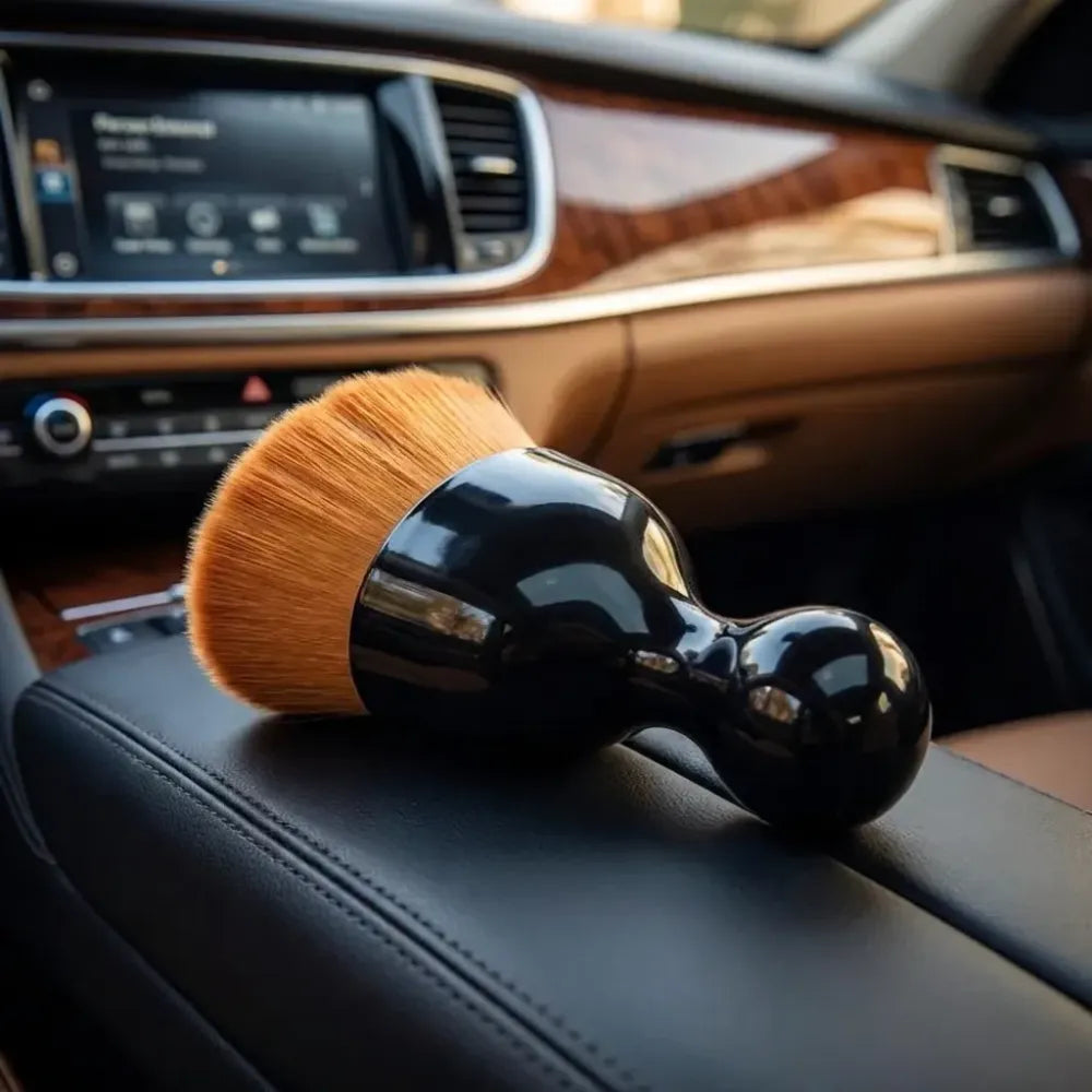 Car interior cleaning dust brush