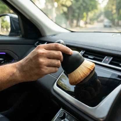 Car interior cleaning dust brush