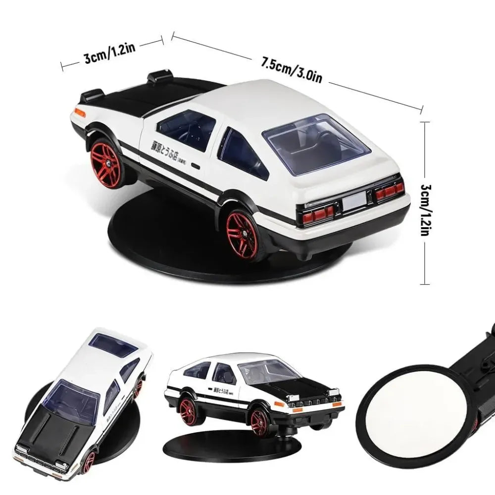 Car model with adhesive base