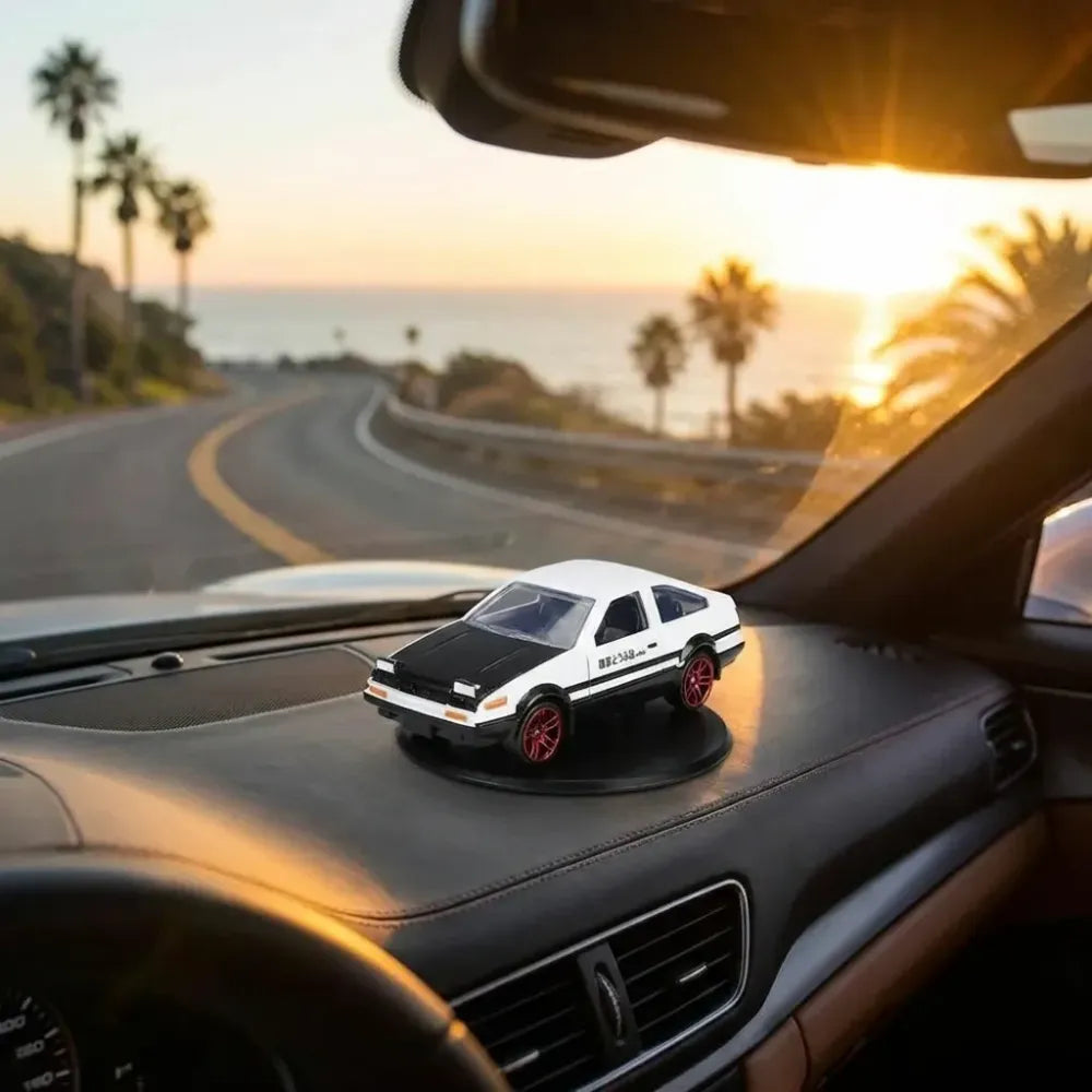 Car model with adhesive base