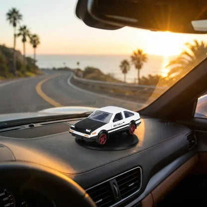Car model with adhesive base