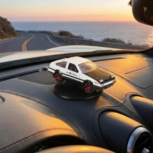 Car model with adhesive base