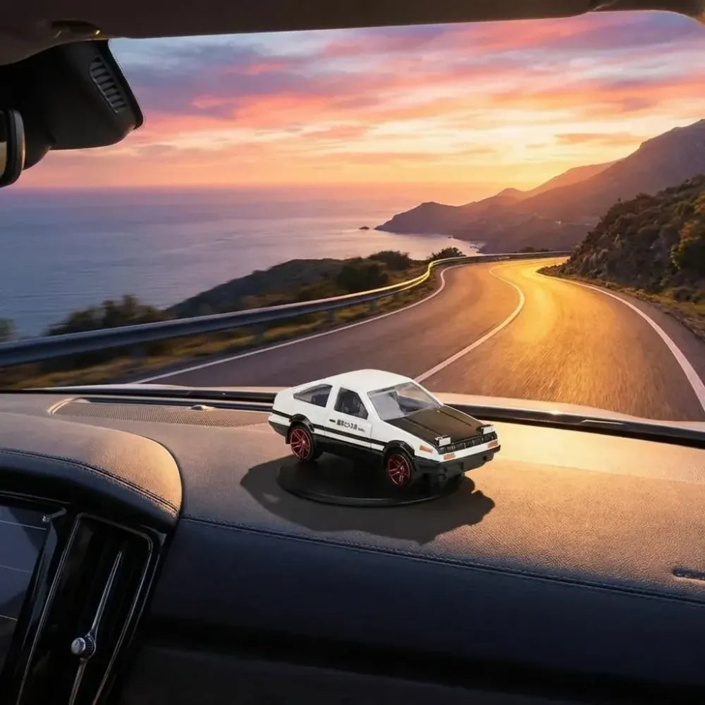 Car model with adhesive base