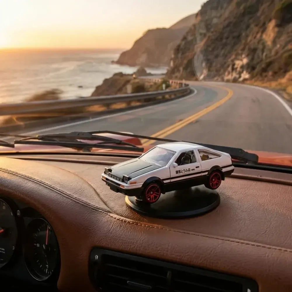 Car model with adhesive base