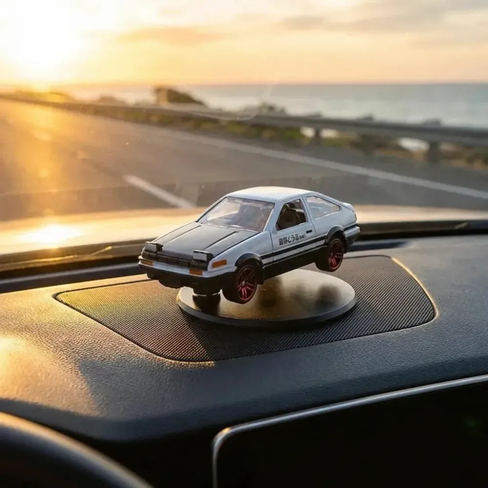 Car model with adhesive base