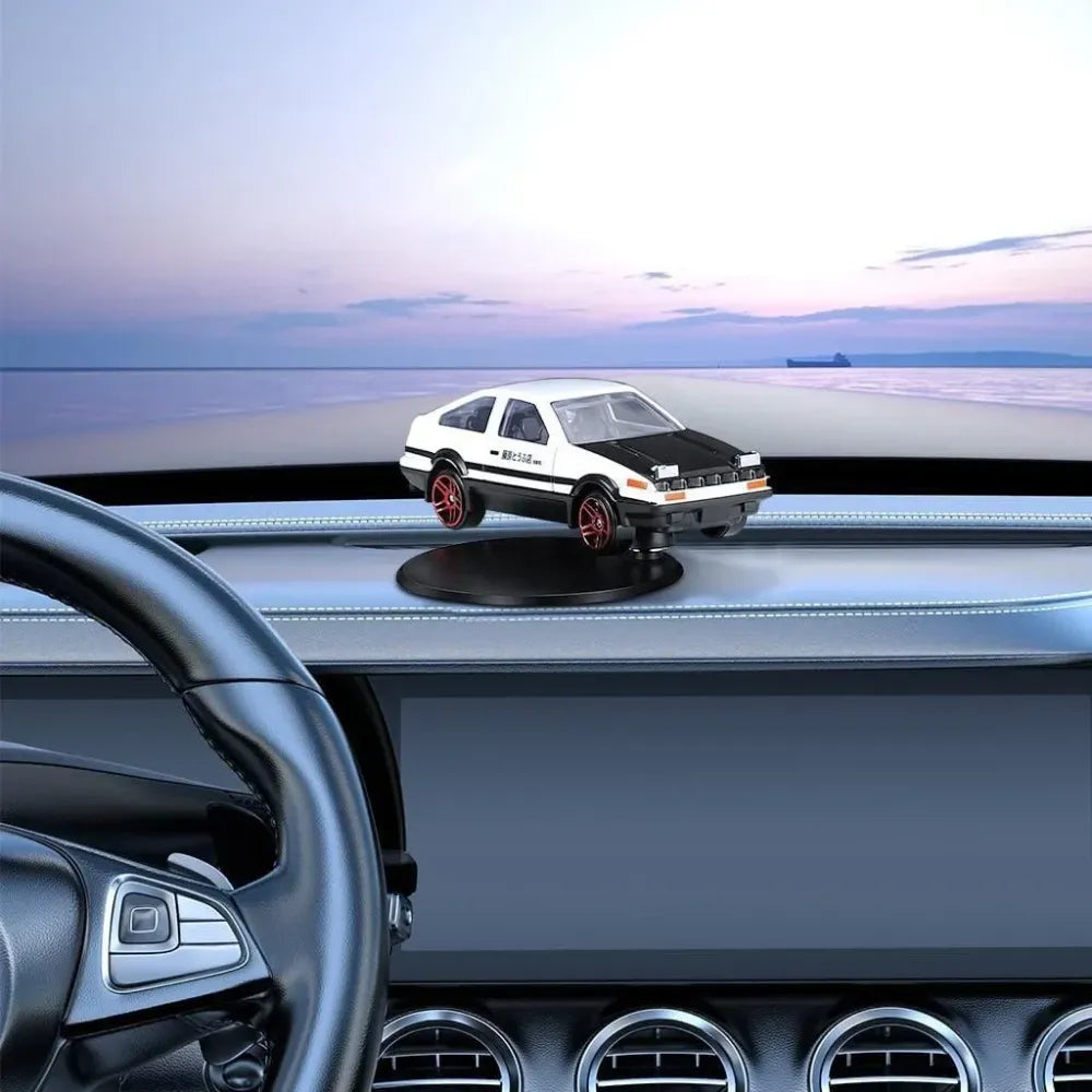 Car model with adhesive base
