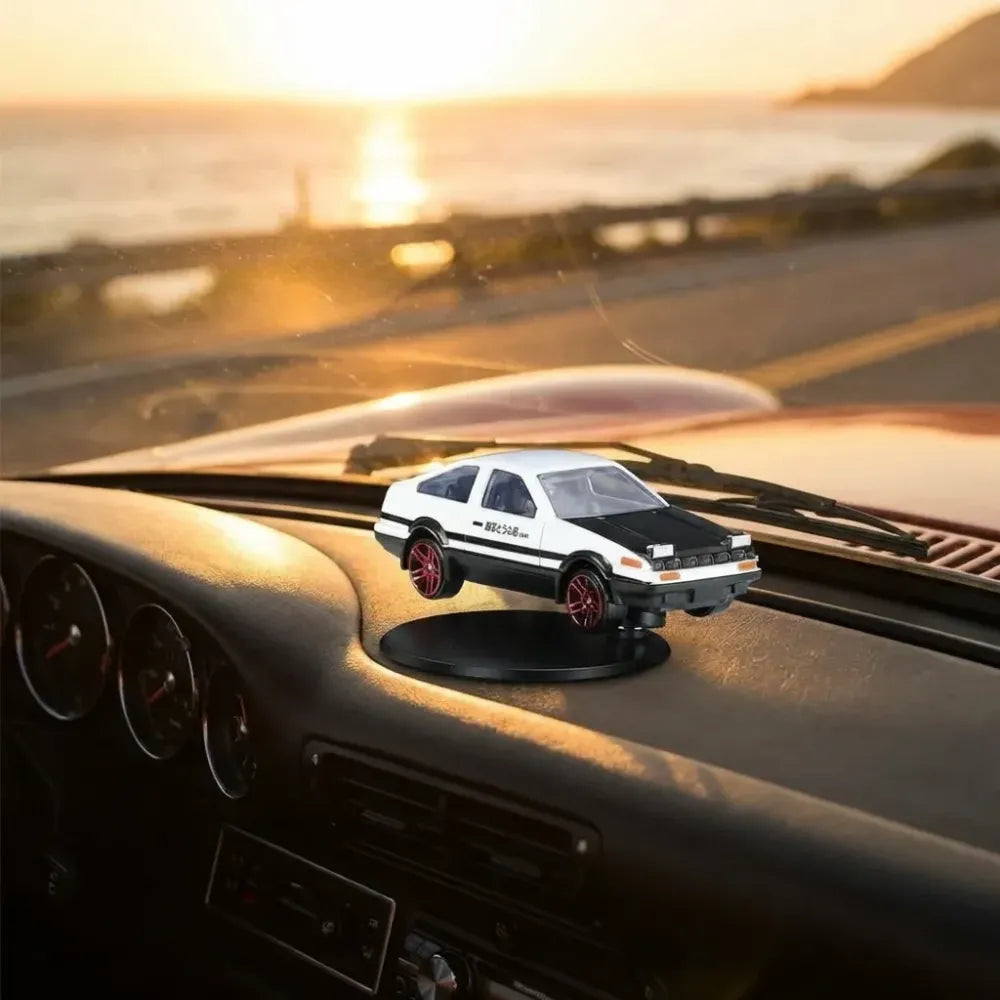 Car model with adhesive base