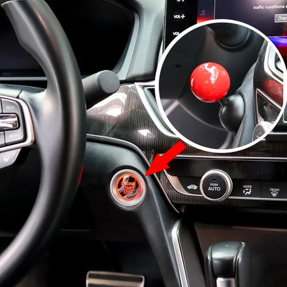 Car push start button rocker cover ball design - automotive