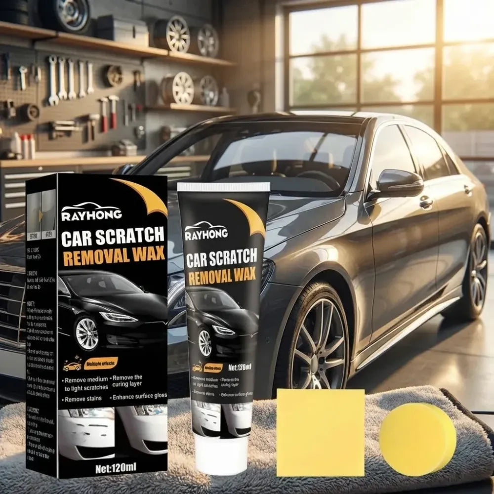 Car scratch removal wax pack of 2