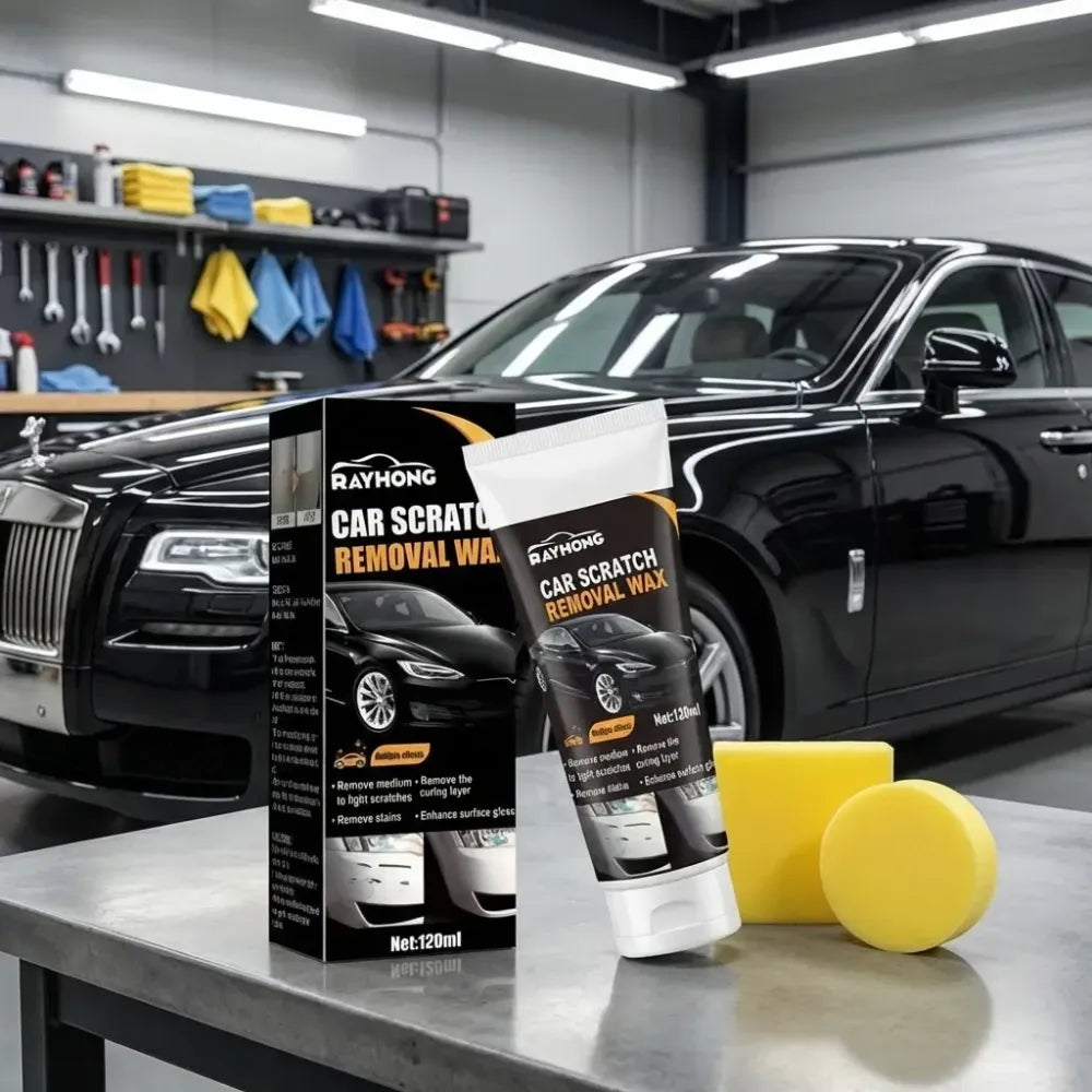 Car scratch removal wax pack of 2