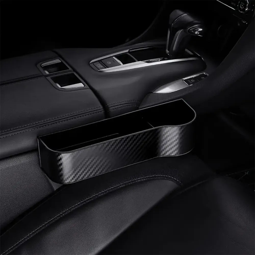 Car seat gap filler organizer