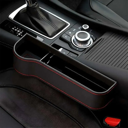 Car seat gap filler organizer