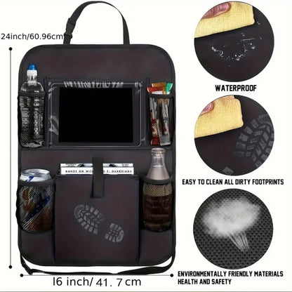 Car seat organizer (2-pack) - car and bike accessories