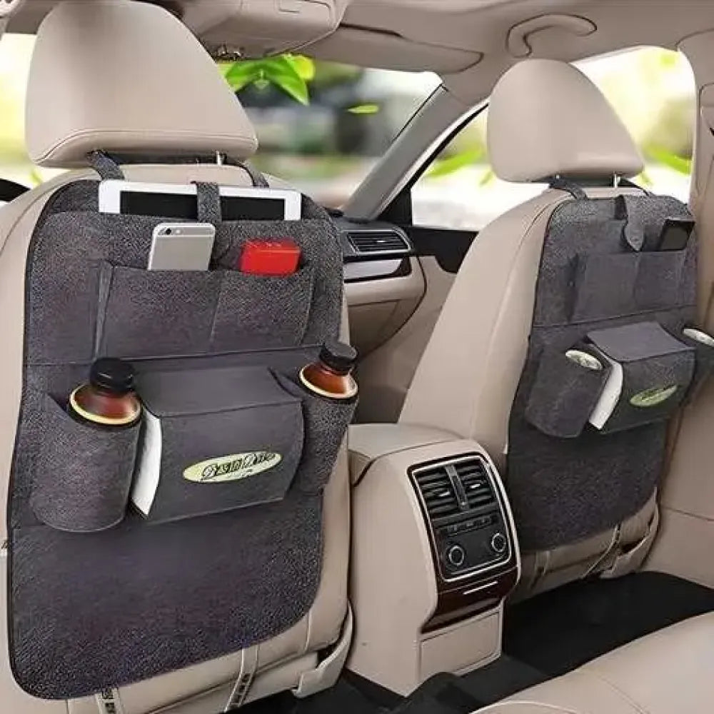 Car seat organizer (2-pack) - car and bike accessories