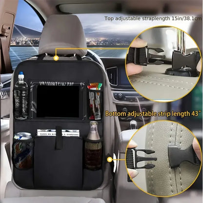 Car seat organizer (2-pack) - car and bike accessories