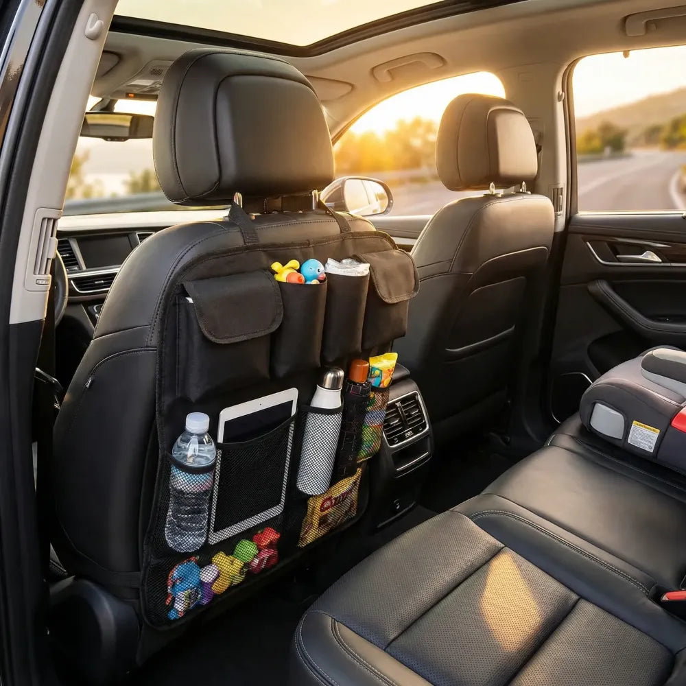 Car seat organizer bag - potential heroes