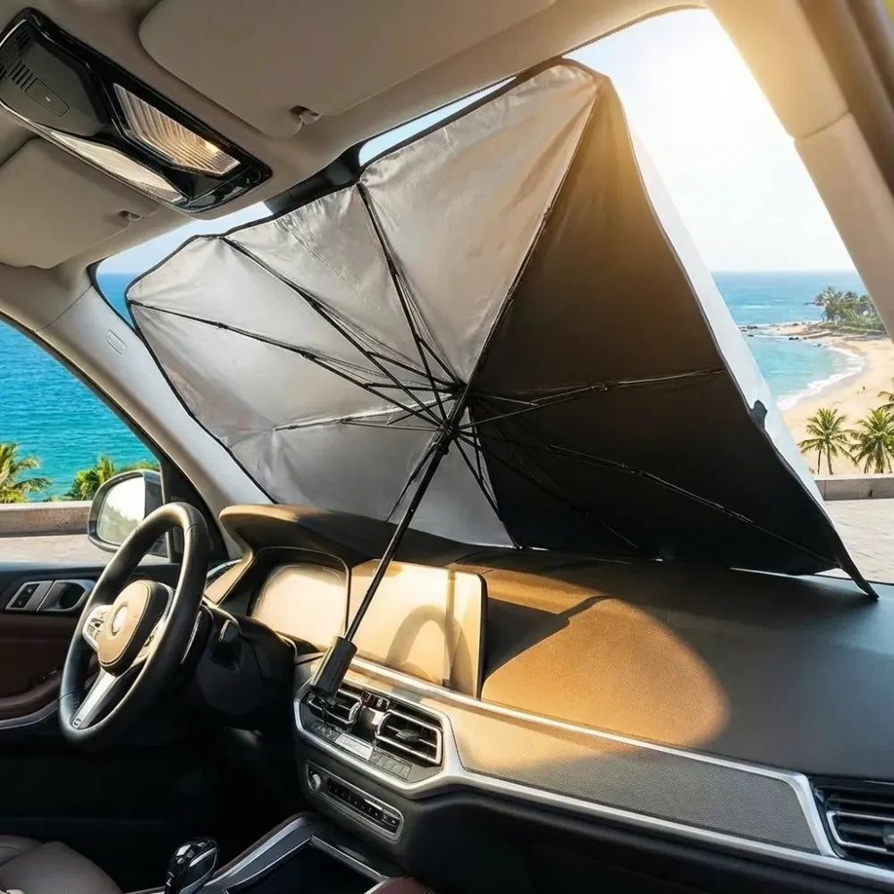 Car sunshade umbrella