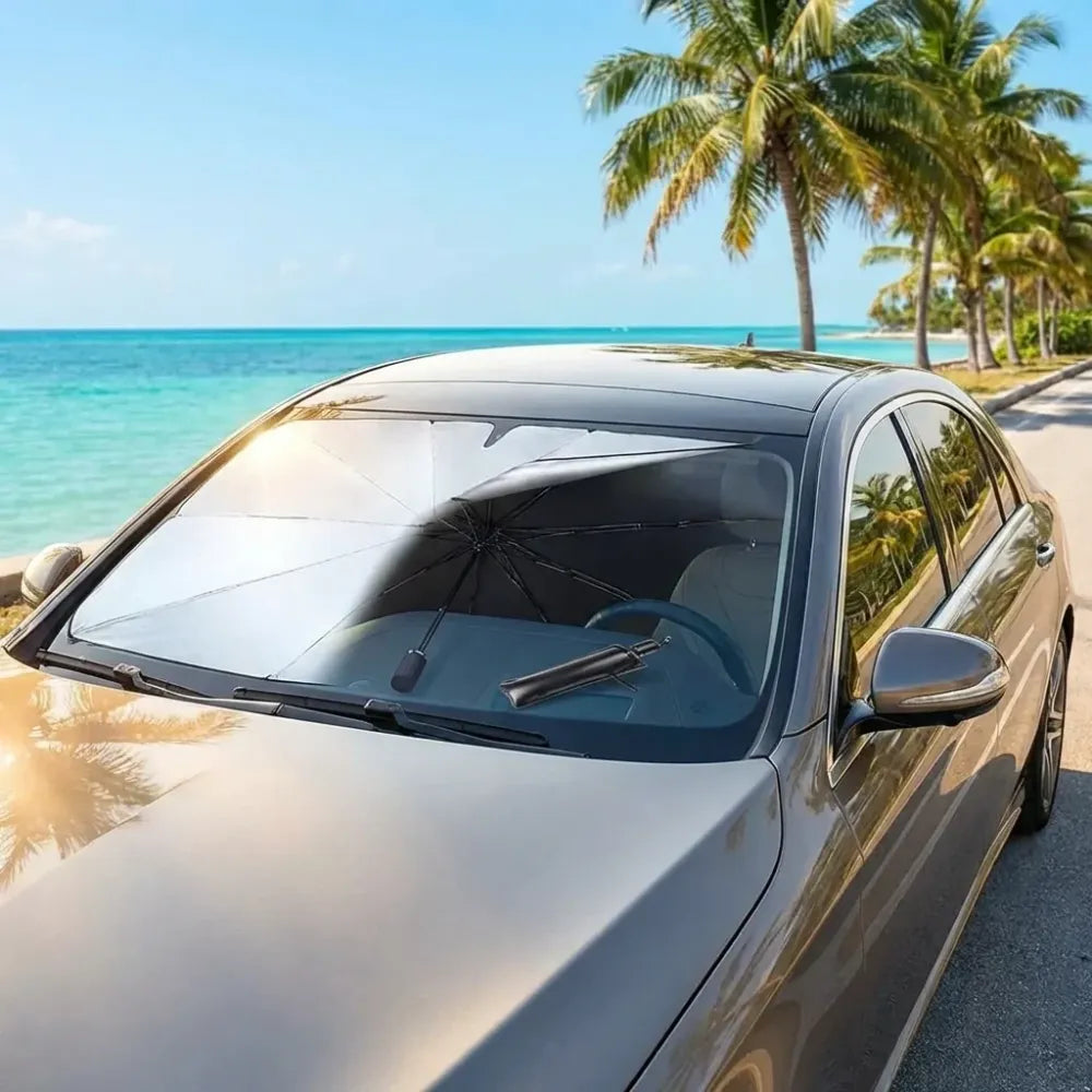 Car sunshade umbrella