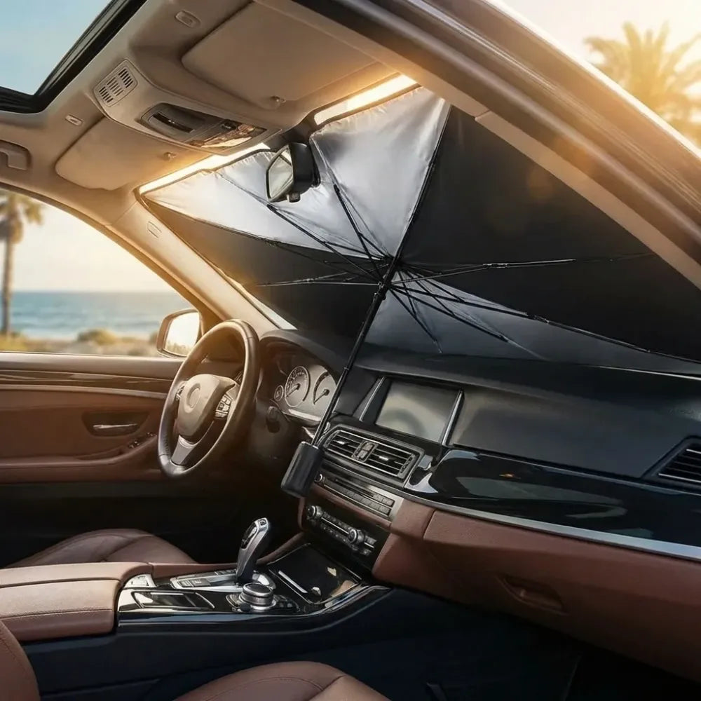 Car sunshade umbrella