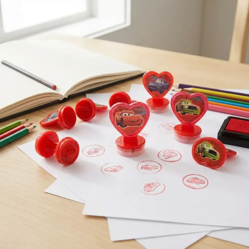 Car-themed stamp set - toys