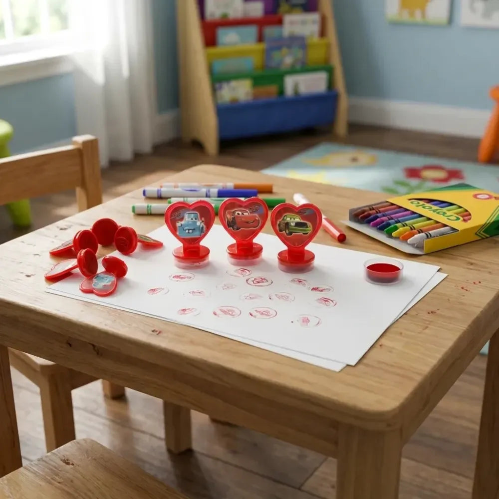 Car-themed stamp set - toys