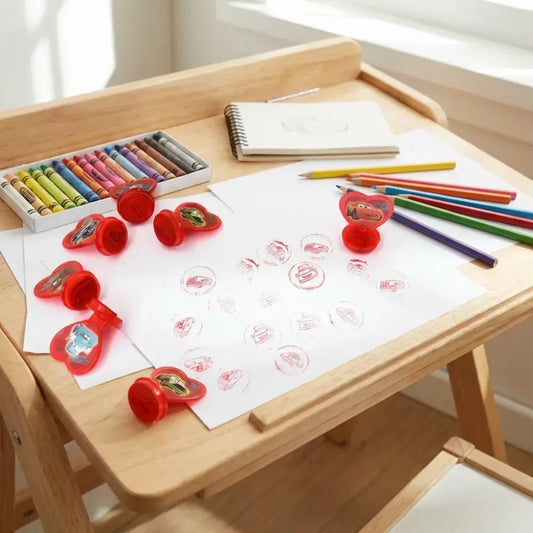 Car-themed stamp set - toys