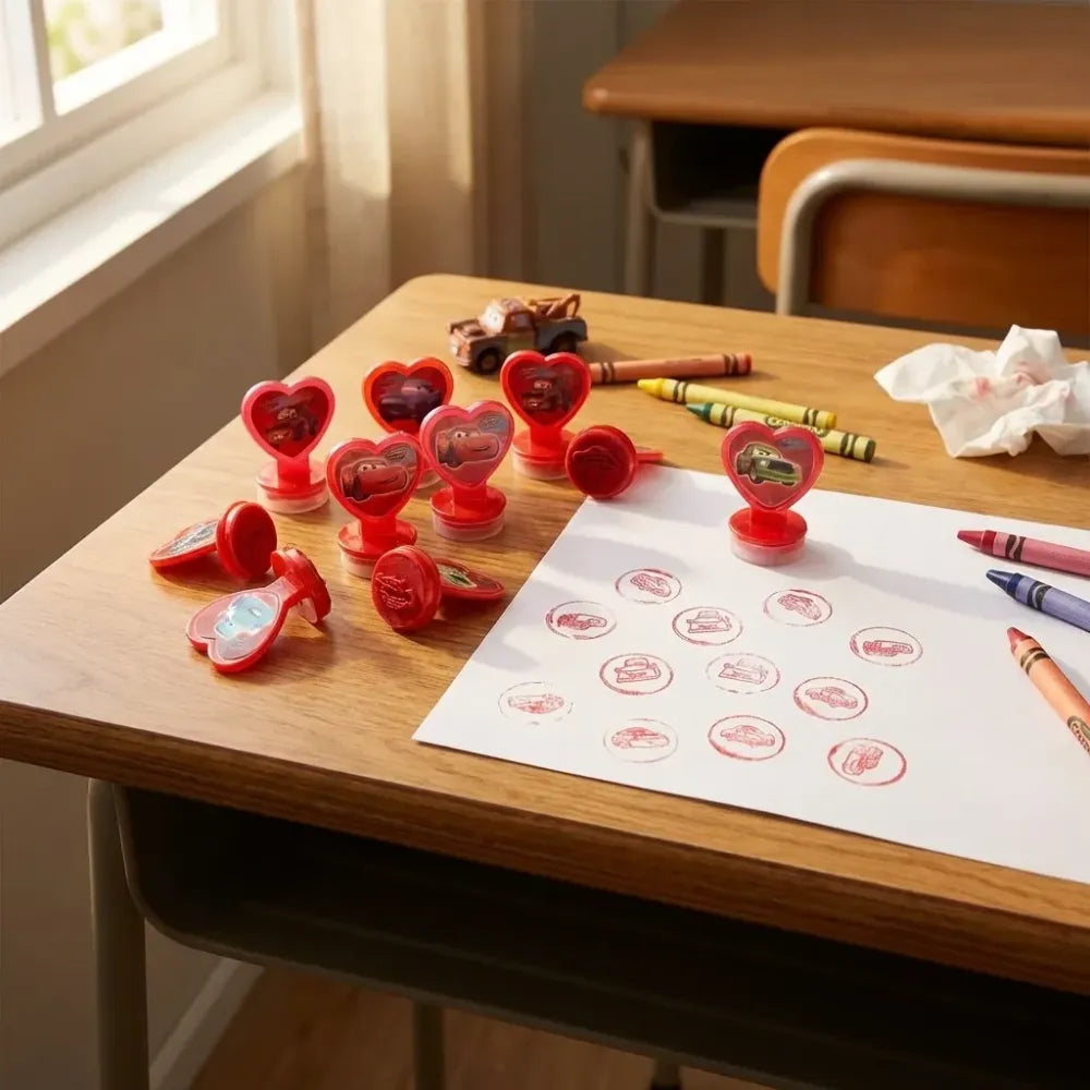 Car-themed stamp set - toys