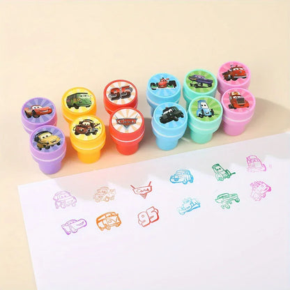 Car-themed stamp set - toys