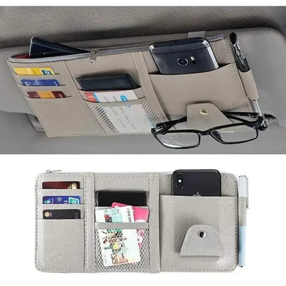 Car visor storage organizer - potential heroes