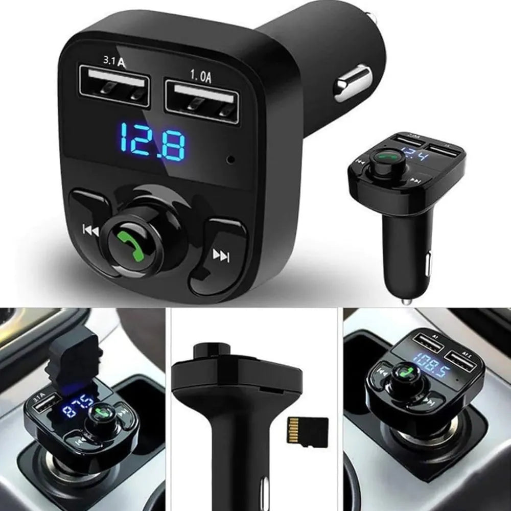 Car-x8 bluetooth fm transmitter