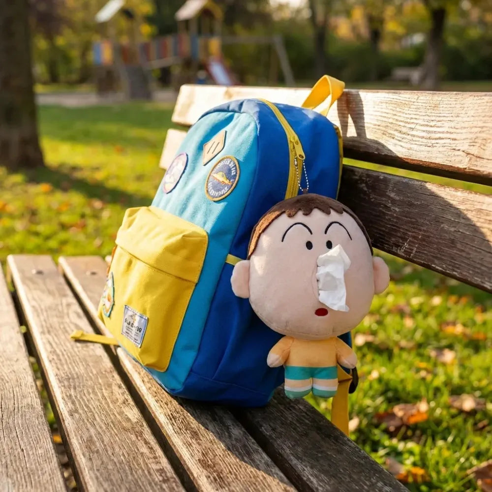 Cartoon plush tissue holder