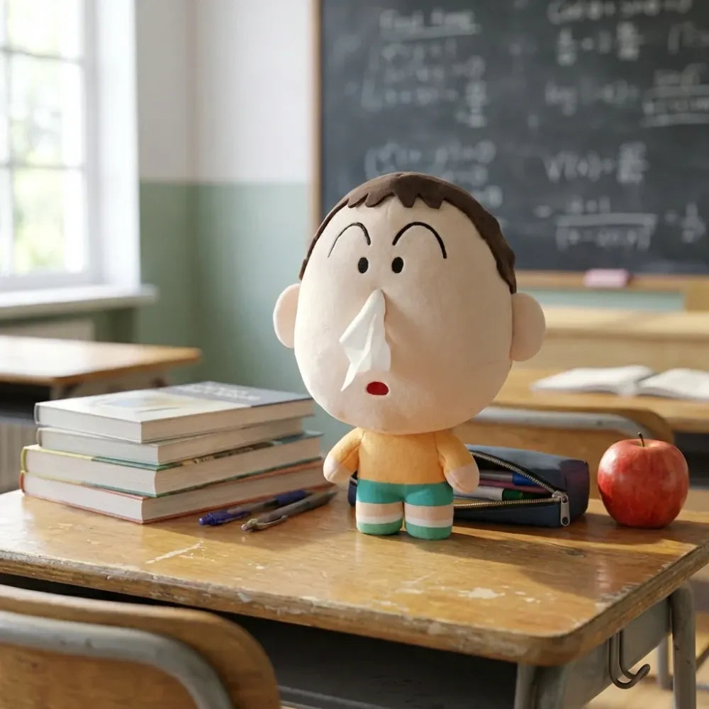 Cartoon plush tissue holder