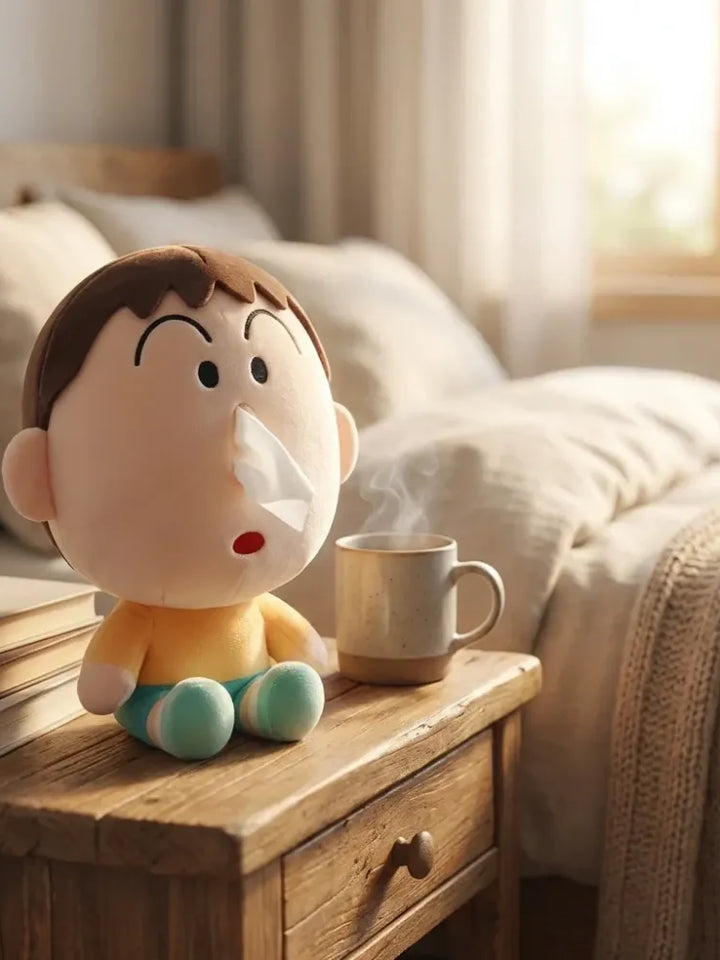 Cartoon Plush Tissue Holder