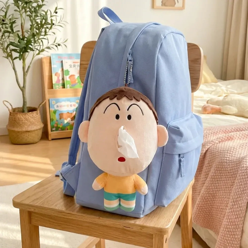 Cartoon plush tissue holder
