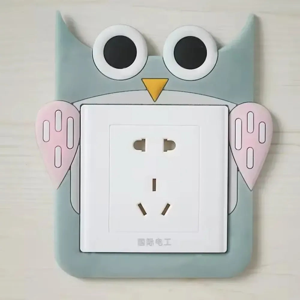 Cartoon power socket stickers – 4 pc