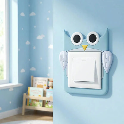 Cartoon power socket stickers – 4 pc