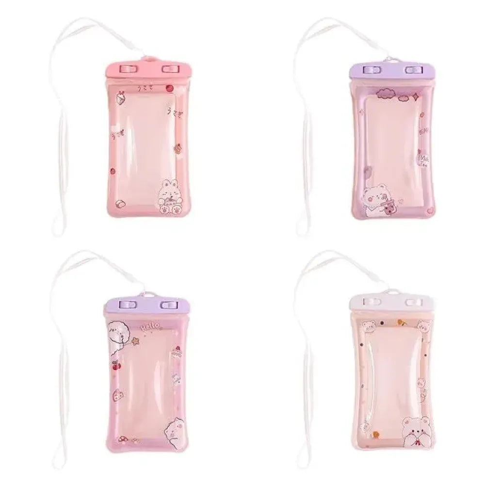 Cartoon waterproof phone pouch