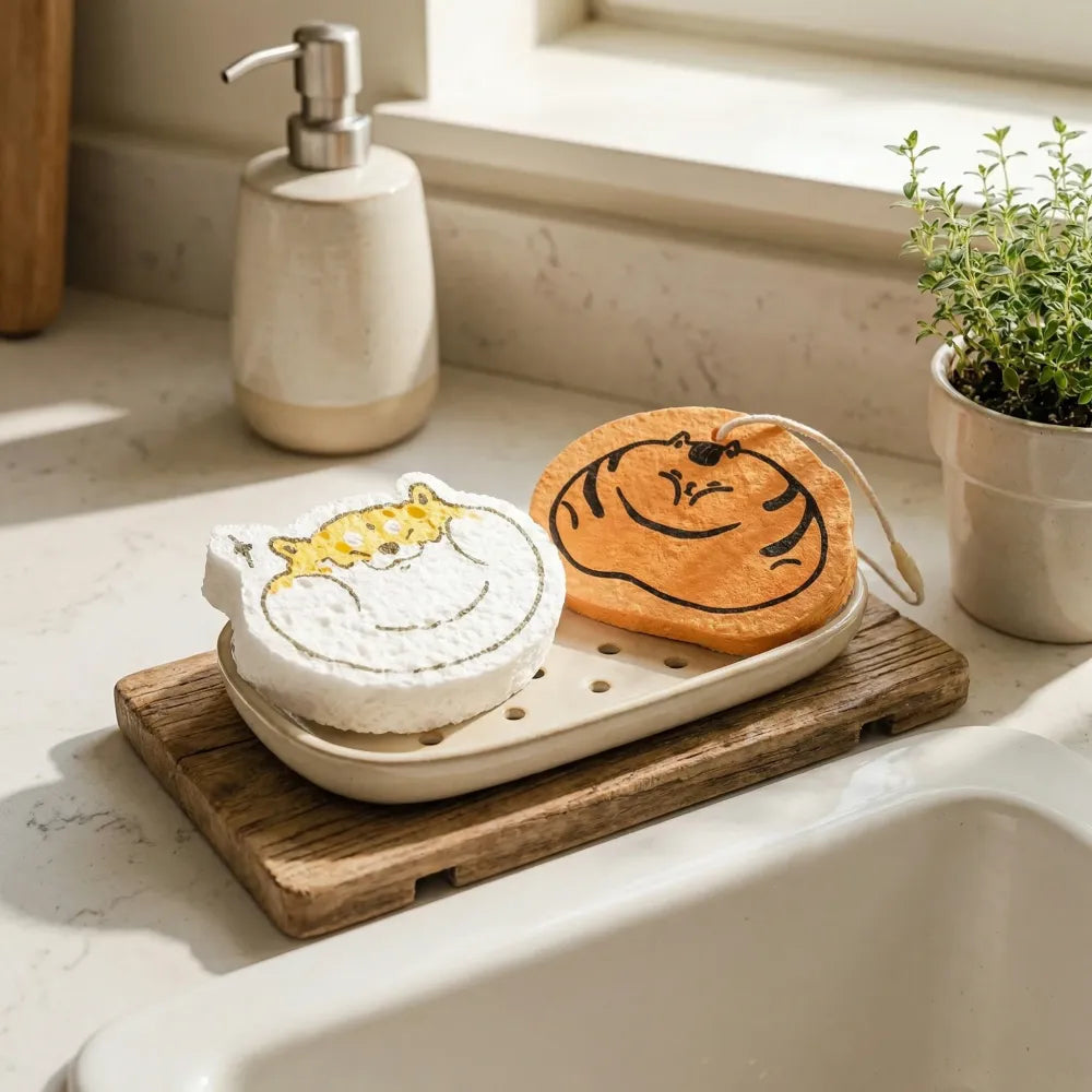 Cartoon wood pulp sponges - home improvement