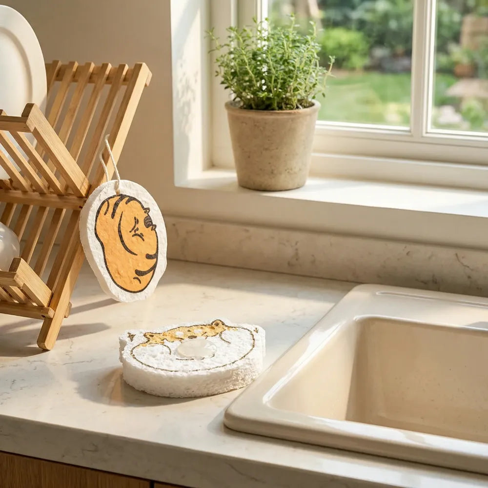 Cartoon wood pulp sponges - home improvement