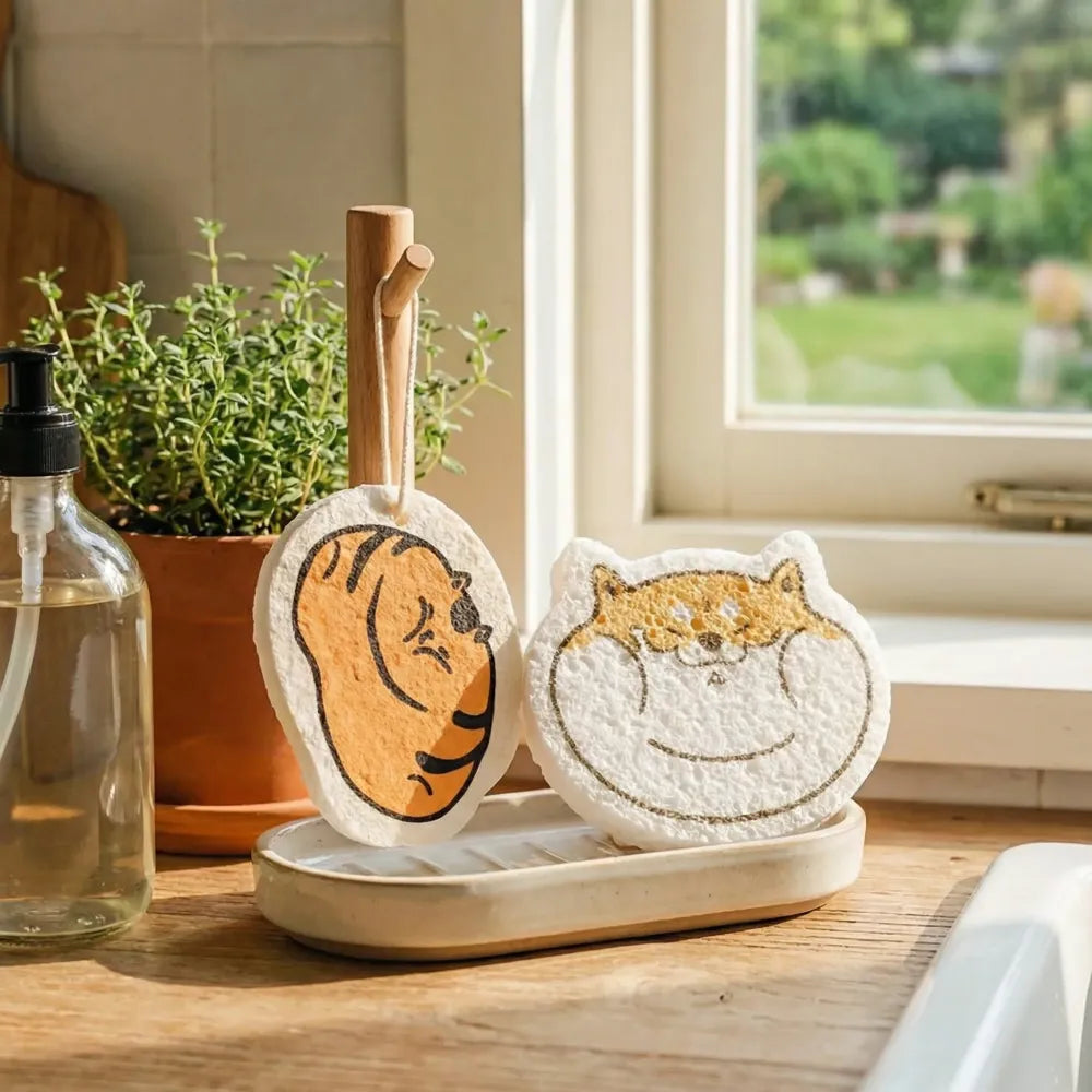 Cartoon wood pulp sponges - home improvement