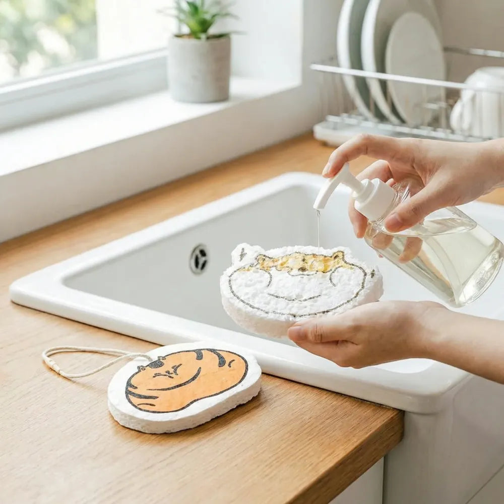 Cartoon wood pulp sponges - home improvement