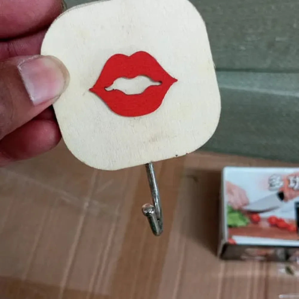 Cartoon wooden wall hook