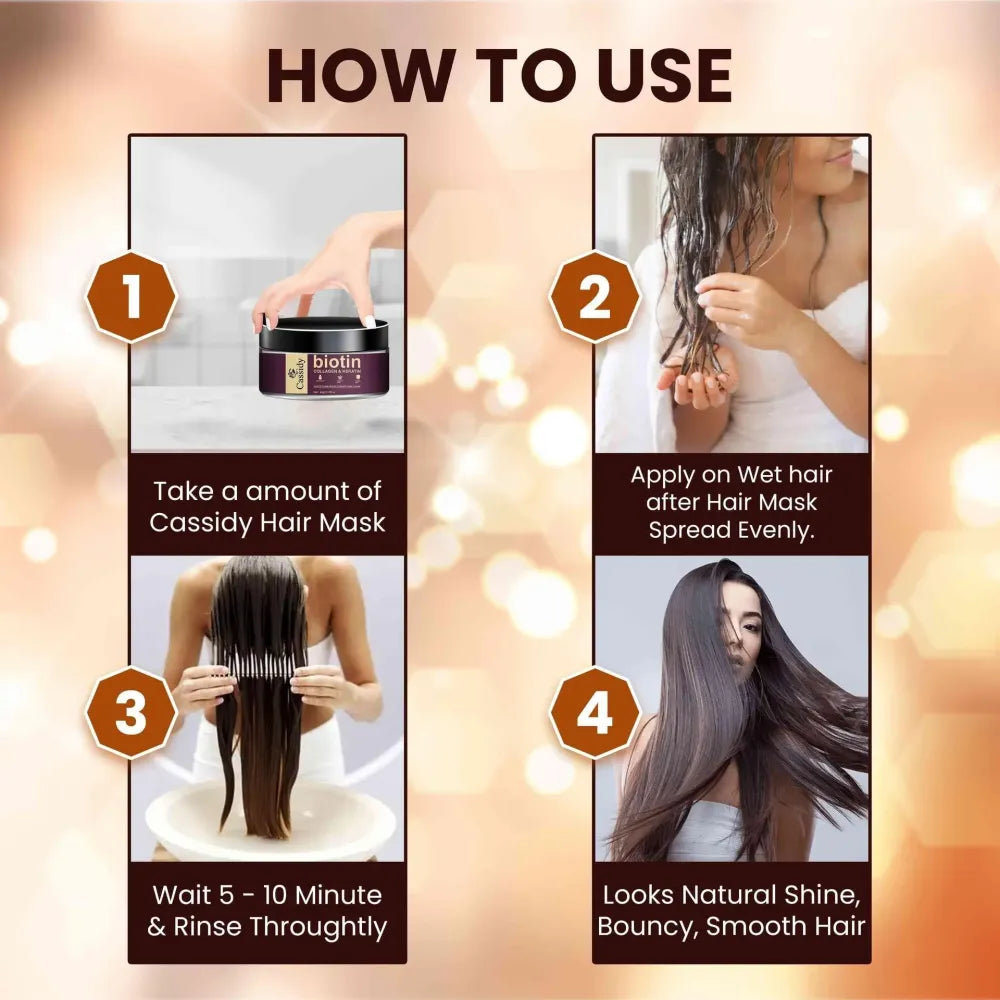 Cassidy biotin collagen hair cream