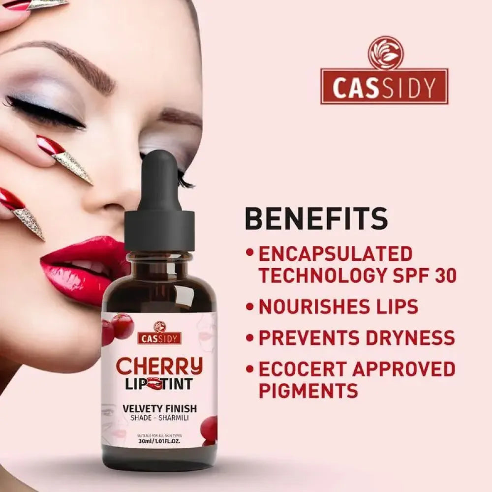 Cassidy cherry lip tint – pack of 2