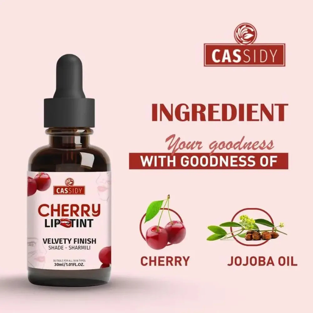 Cassidy cherry lip tint – pack of 2