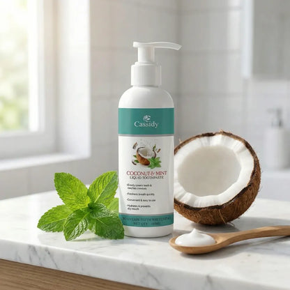 Cassidy coconut & mint liquid toothpaste 100ml (pack of 2)